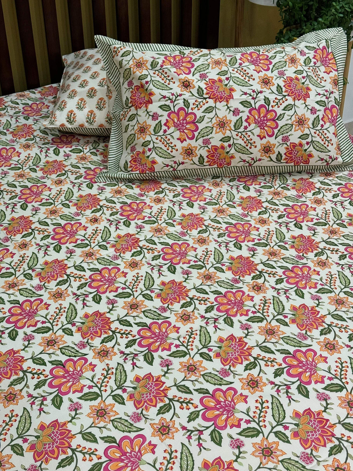 Blockprint Cotton Bedsheet