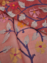 Floral Handloom Muslin Silk Jamdani Dupatta