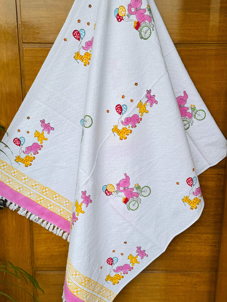 Soft Cotton elephant Towel – Quick-Dry, Ideal Party Favor