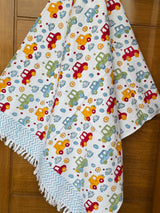Super Cute Cars Kids Towel Cotton Jacquard Weave
