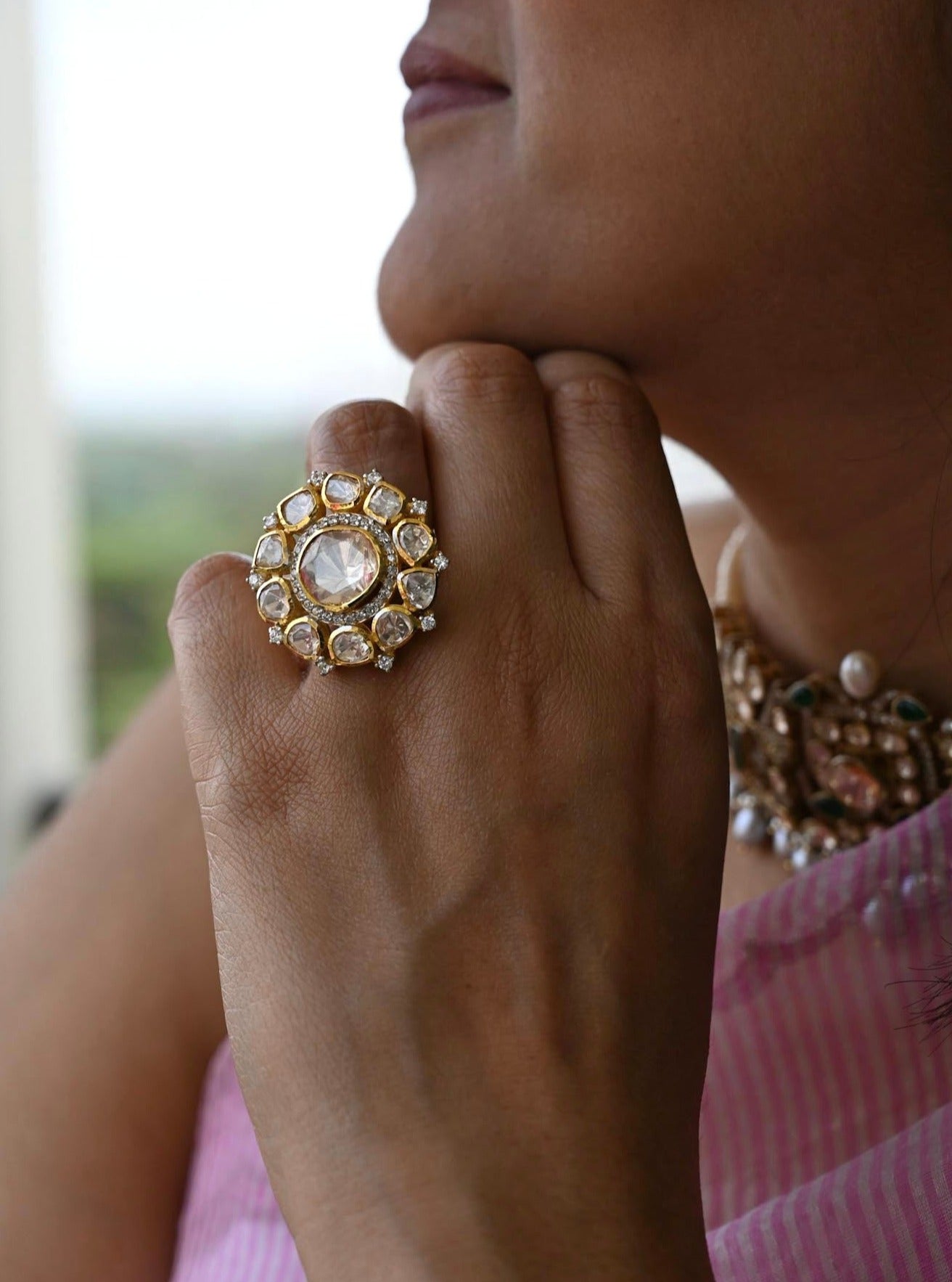 8 Carat Prong Huge Engagement Ring – shine of diamond