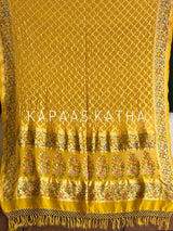 Festive Aura Pure Banarasi Georgette Bandhani Dupatta