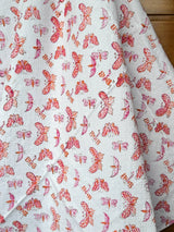 Butterfly Garden Blockprint Kids Towel Cotton Jacquard Weave