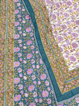 Celestial Heirloom Handcrafted Jaipuri Reversible Quilt