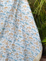 Dino Safari Printed Reversible Kids Cotton Blanket