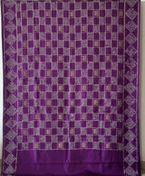 Ambarai Purple Bandhani Kanjivaram Silk Saree