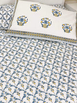 Jaipur artisan printed cotton bedsheet for wholesale orders