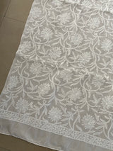 Khusbuu-CottonVoileHancraftedChikankariFabric