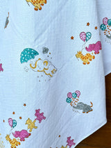 Lightweight Cotton animals Towel – Quick-Dry, Playdate Gift