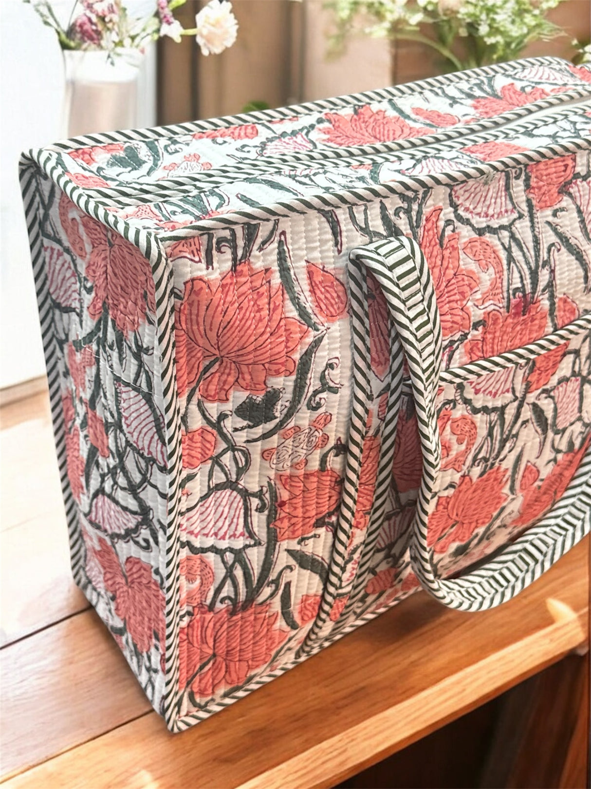 stylish-evergreen-floral-block-print-handcrafted-tote-bag