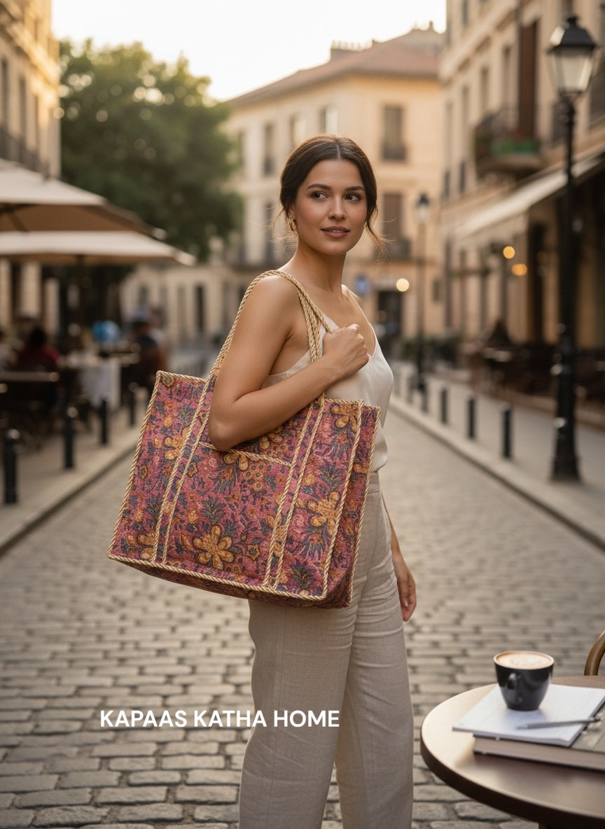 everyday-use-cotton-handcrafted-tote-bag-with-zip-closure