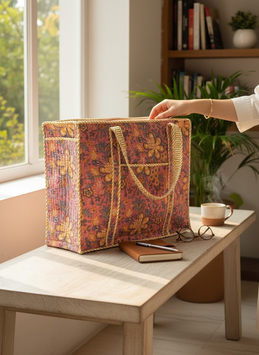 cotton-handcrafted-tote-bag-everyday-use-with-zip-closure