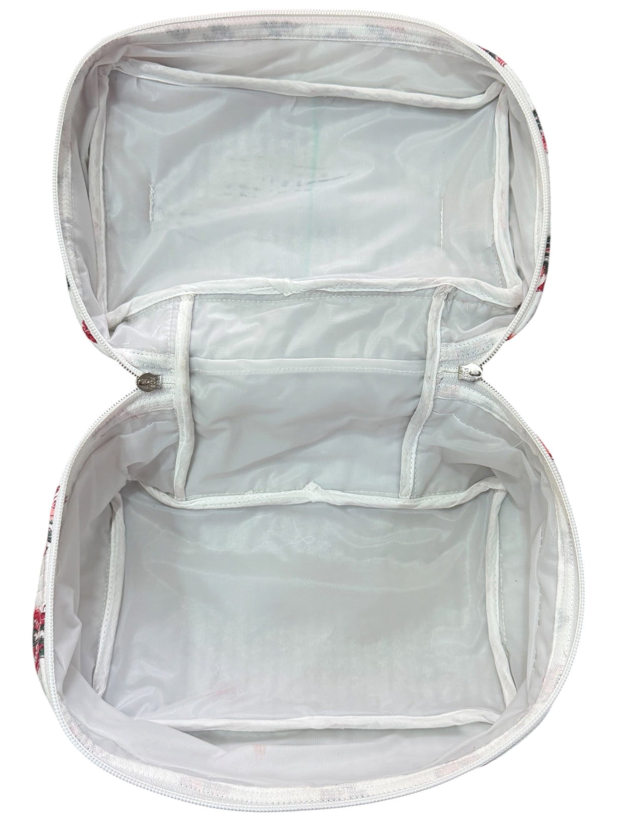 Easy Carry Lightweight Handcrafted  Quilted Vanity Bag (with Zip Closure)