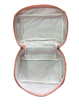 Everyday Use Cotton Handcrafted Multipurpose Toiletry Vanity Bag (with Zip Closure)
