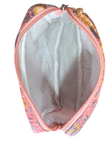 Everyday Use Cotton Handcrafted Travel Pouch (with Zip Closure)
