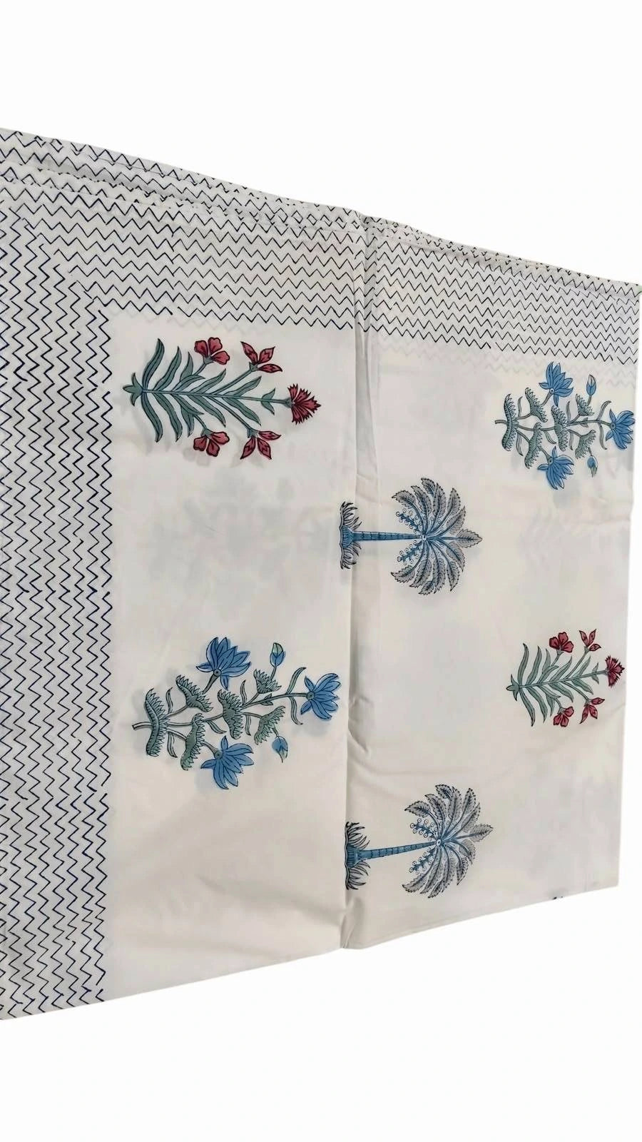 Botanical Palm Cotton Bedsheet Set