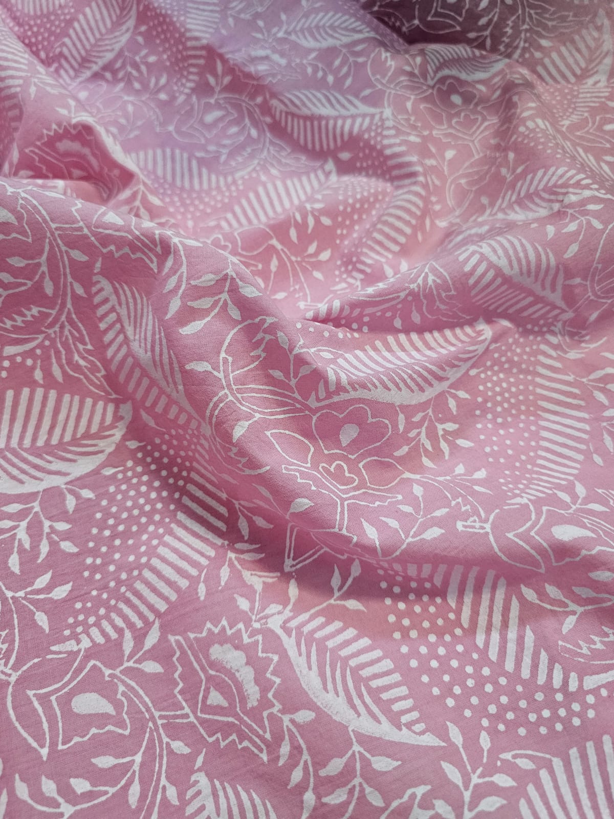 Handblock Printed Cotton Fabric (3 meters)