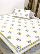 Premium cotton fitted bedsheet for international home decor