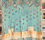 rangrekha-sutra-pure-banarasi-georgette-kalamkari-saree-with-lucknow-hand-chikankari