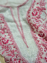 Under-the-Shade-of-Stars- Chikankari Chanderi-Mul-Unstitched-Suit-Set