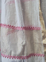 Under-the-Shade-of-Stars- Chikankari Chanderi-Mul-Unstitched-Suit-Set