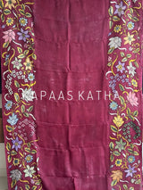 Gajji Silk Kalamkari Saree