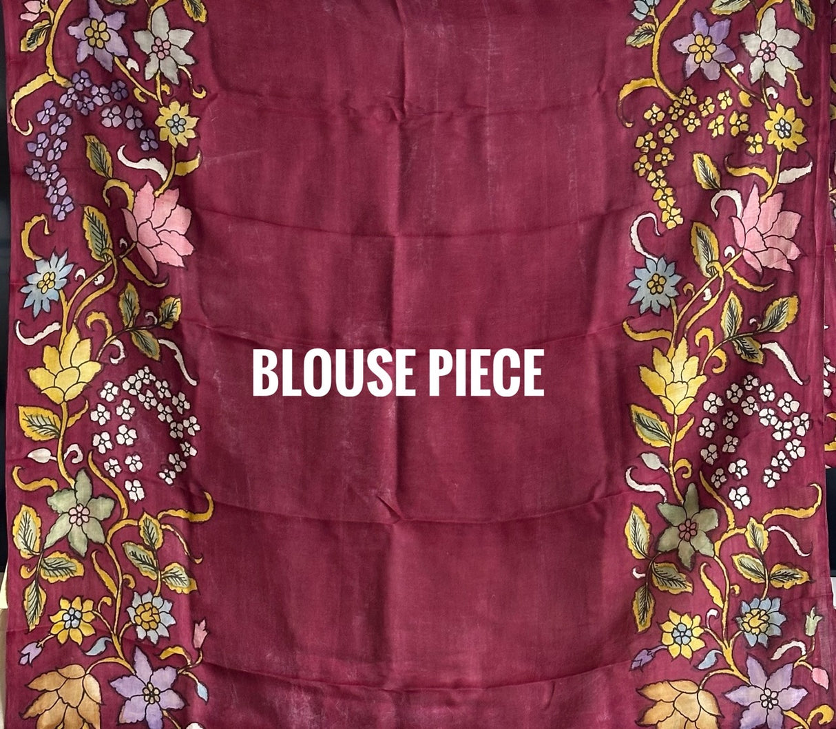 Gajji Silk Kalamkari Saree