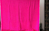 Pink Petals Pure Gajji Silk Bandhani Saree