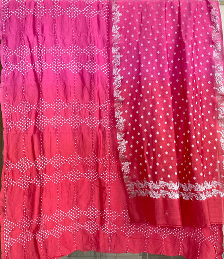 unstitched-bandhani-fabric-set