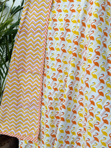 adorable-flamingo-print-orange-yellow-kids-dohar