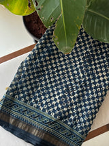ajrakh-chanderi-cotton-silk-saree