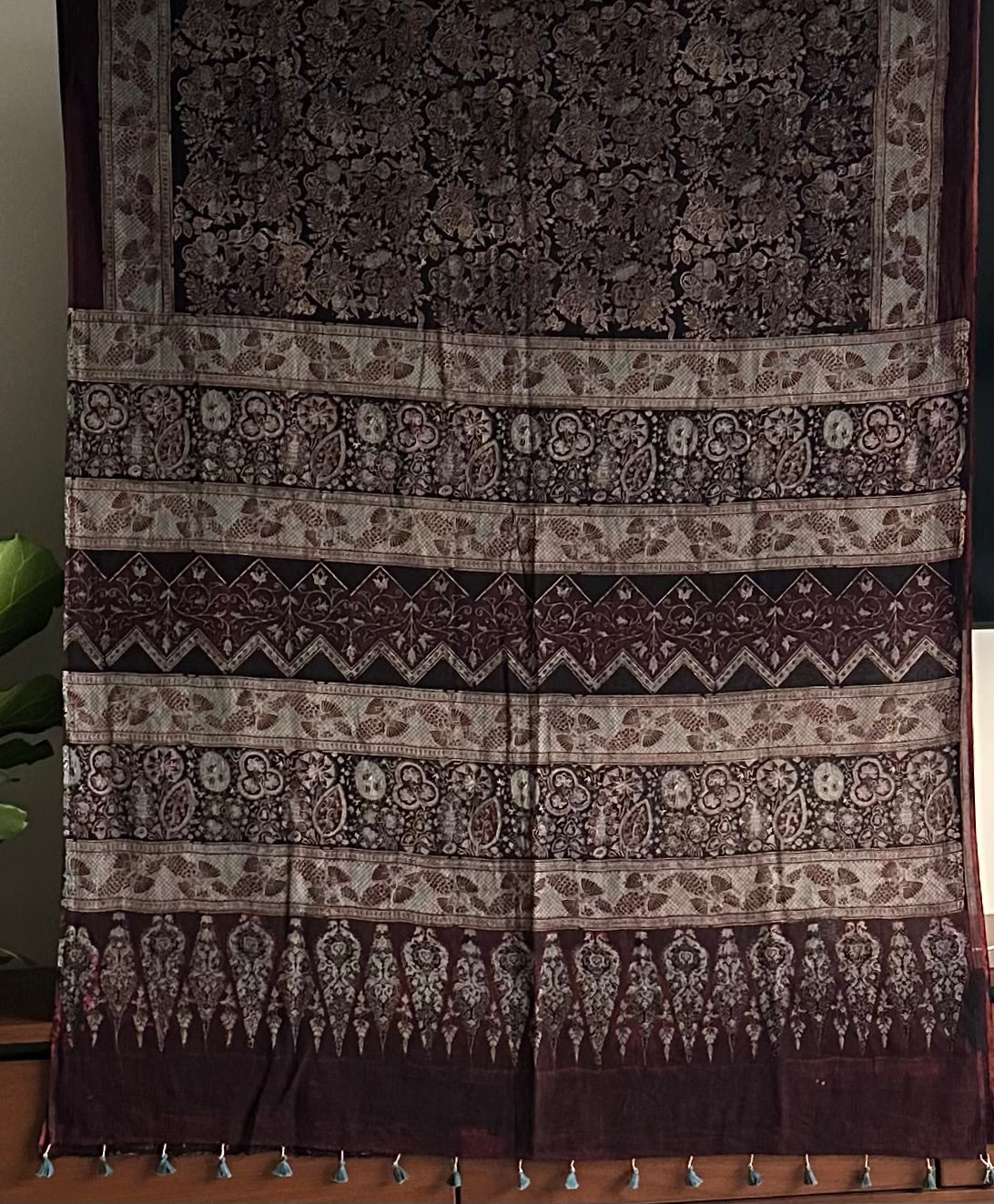 ajrakh-print-chanderi-mulmul-saree