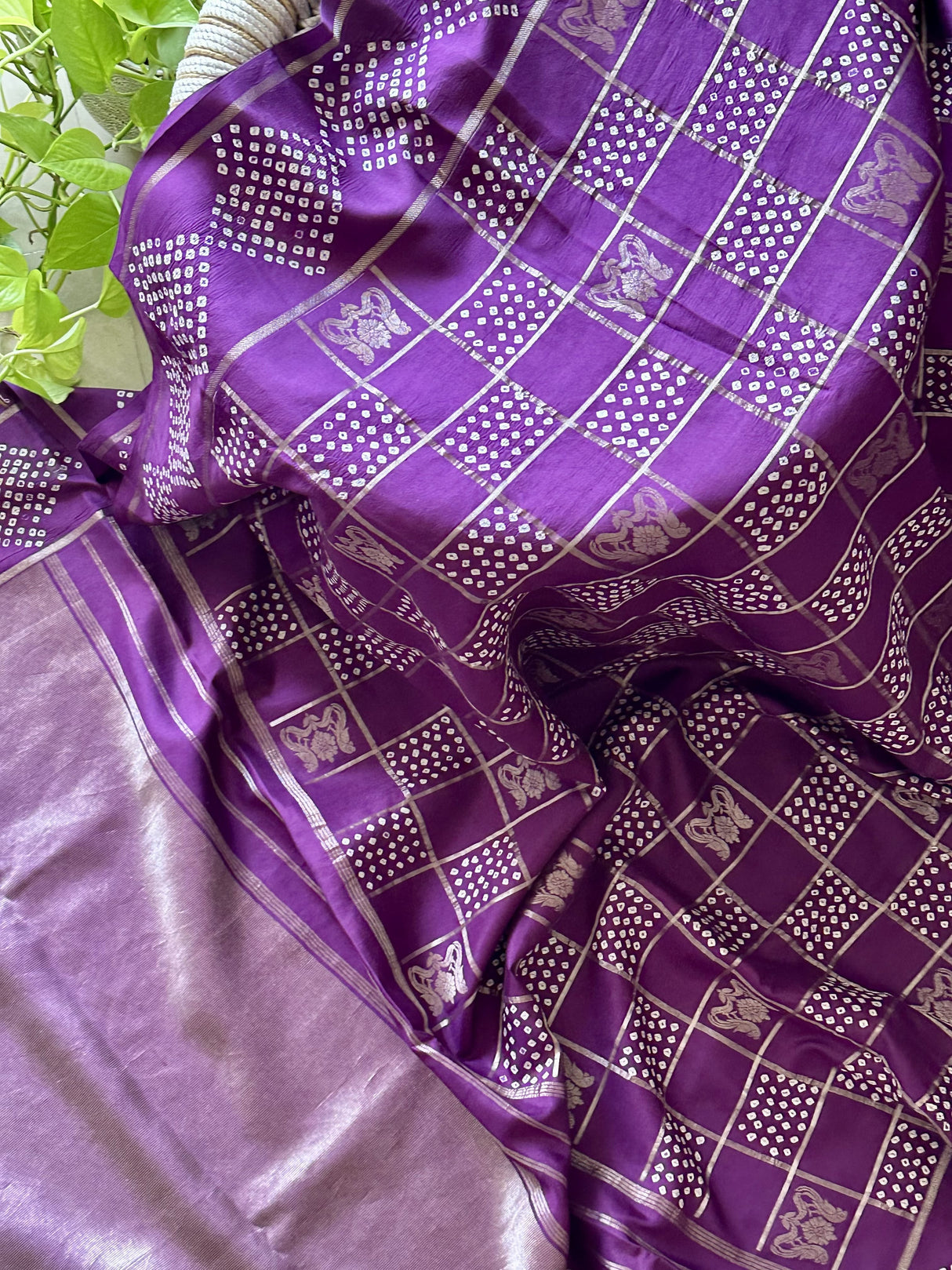 ambarai-purple-bandhani-kanjivaram-silk-saree