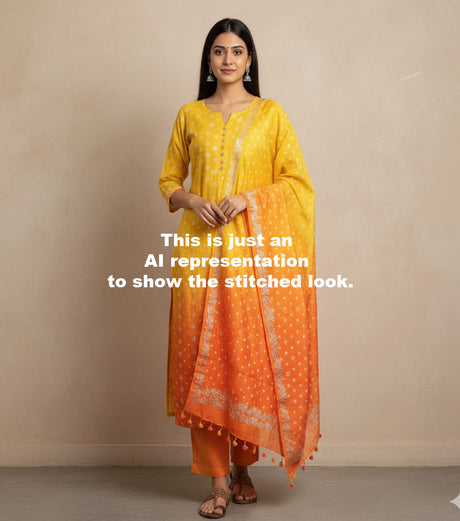 amber-glow-chanderi-ensemble-unstitched-bandhani-suit-set