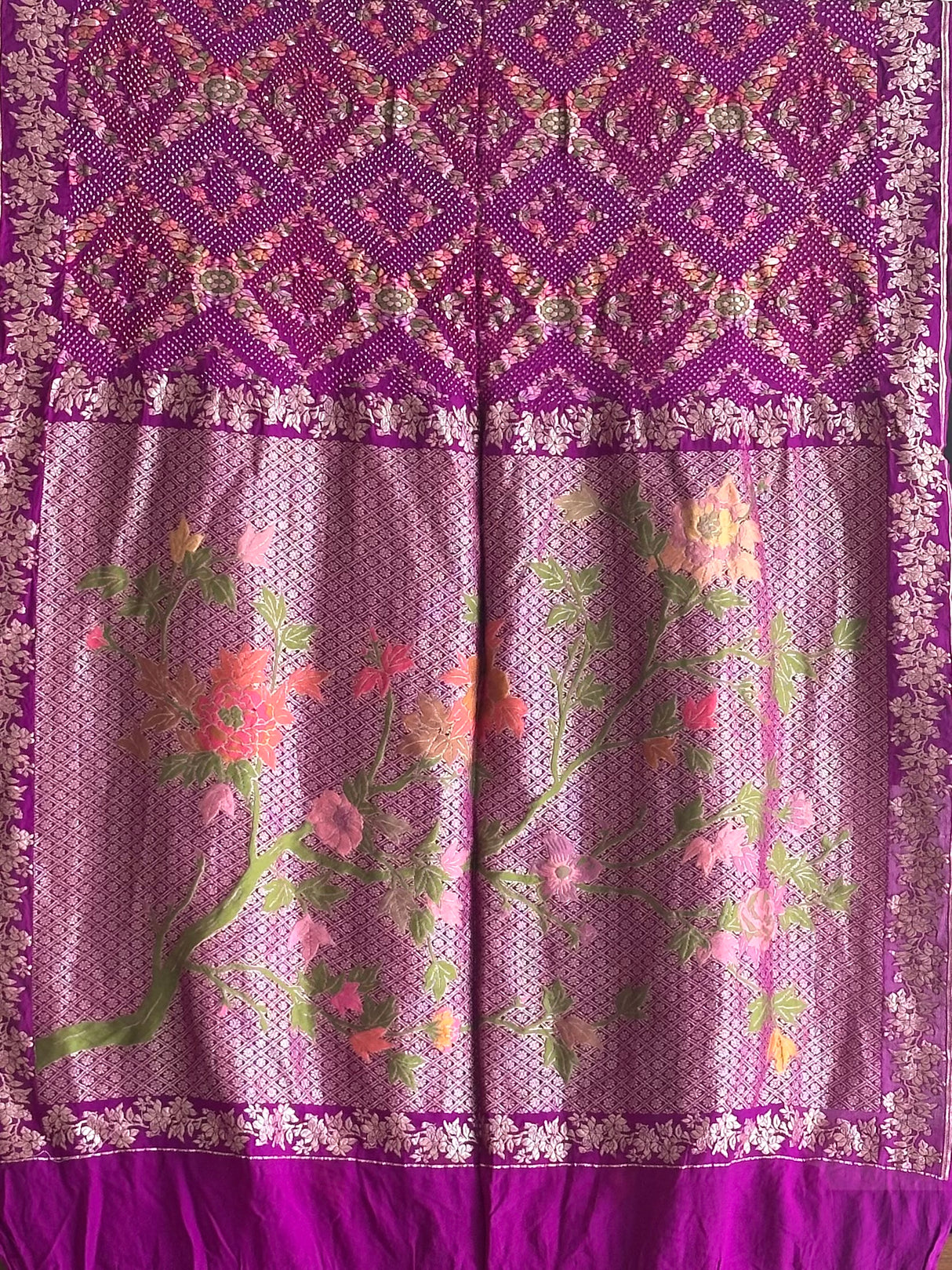 artisan-banarasi-georgette-bandhani-saree