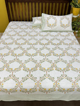 artisan-earthen-flora-handblock-print-pure-cotton-bedsheet