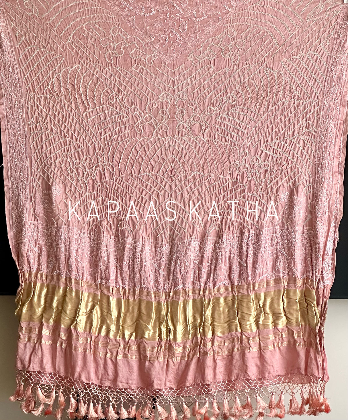 authentic-gajji-silk-lucknow-chikankari-bandhani-dupatta