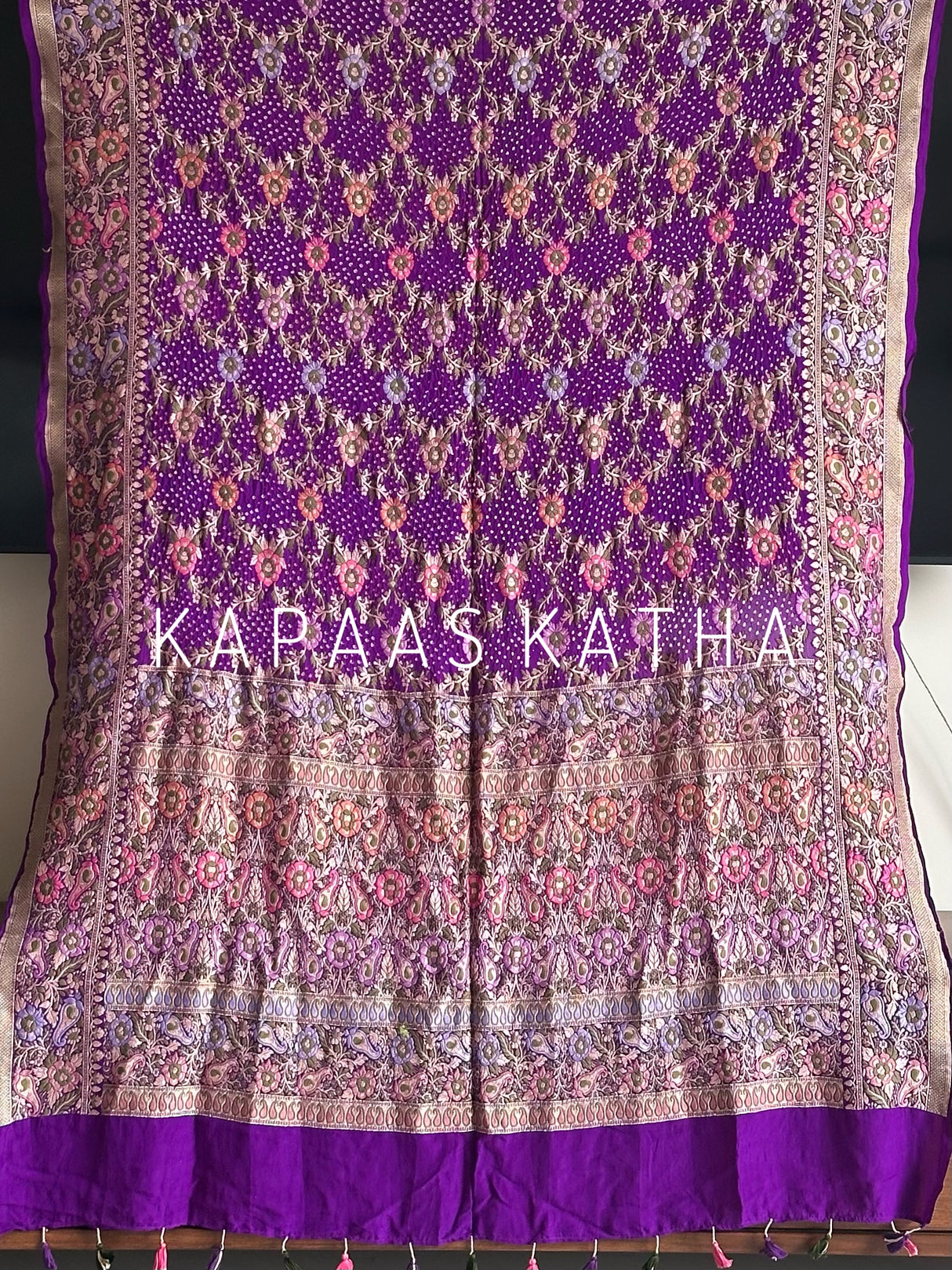 authentic-violet-banarasi-georgette-bandhani-dupatta