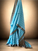 azure-grace-chanderi-silk-bandhani-saree