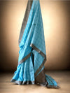 Azure Grace Chanderi Silk Bandhani Saree