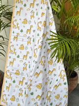 giraffe print reversible kids dohar soft breathable fabric for summer