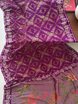banarasi-georgette-bandhani-saree-handcrafted