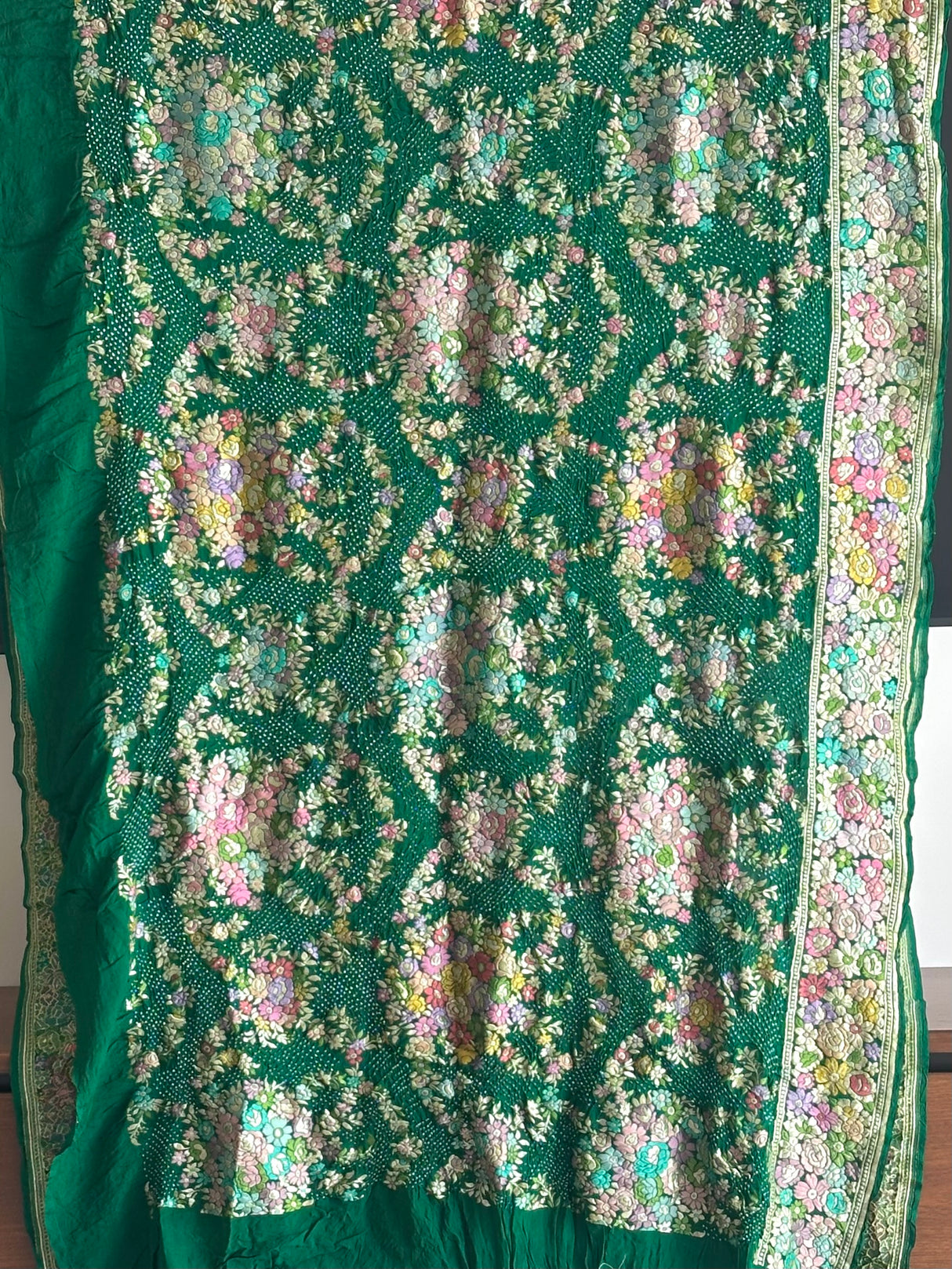 banarasi-georgette-bandhani-saree-pure