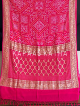 bandhani-handloom-banarasi-georgette-saree