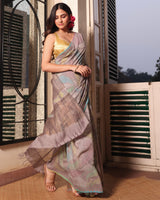 bandhani-resist-work-munga-silk-saree