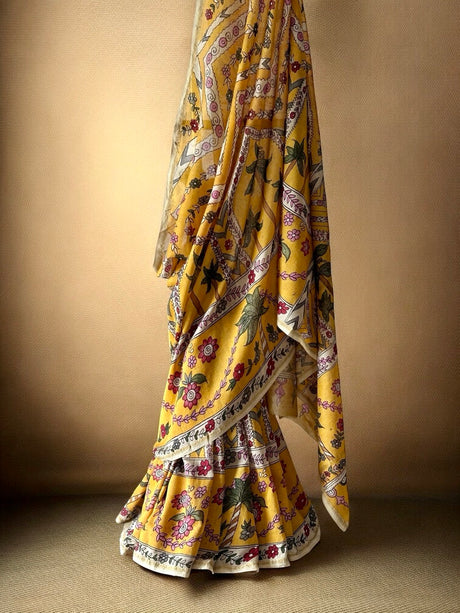basanti-bageecha-chanderi-cotton-silk-kalamkari-saree