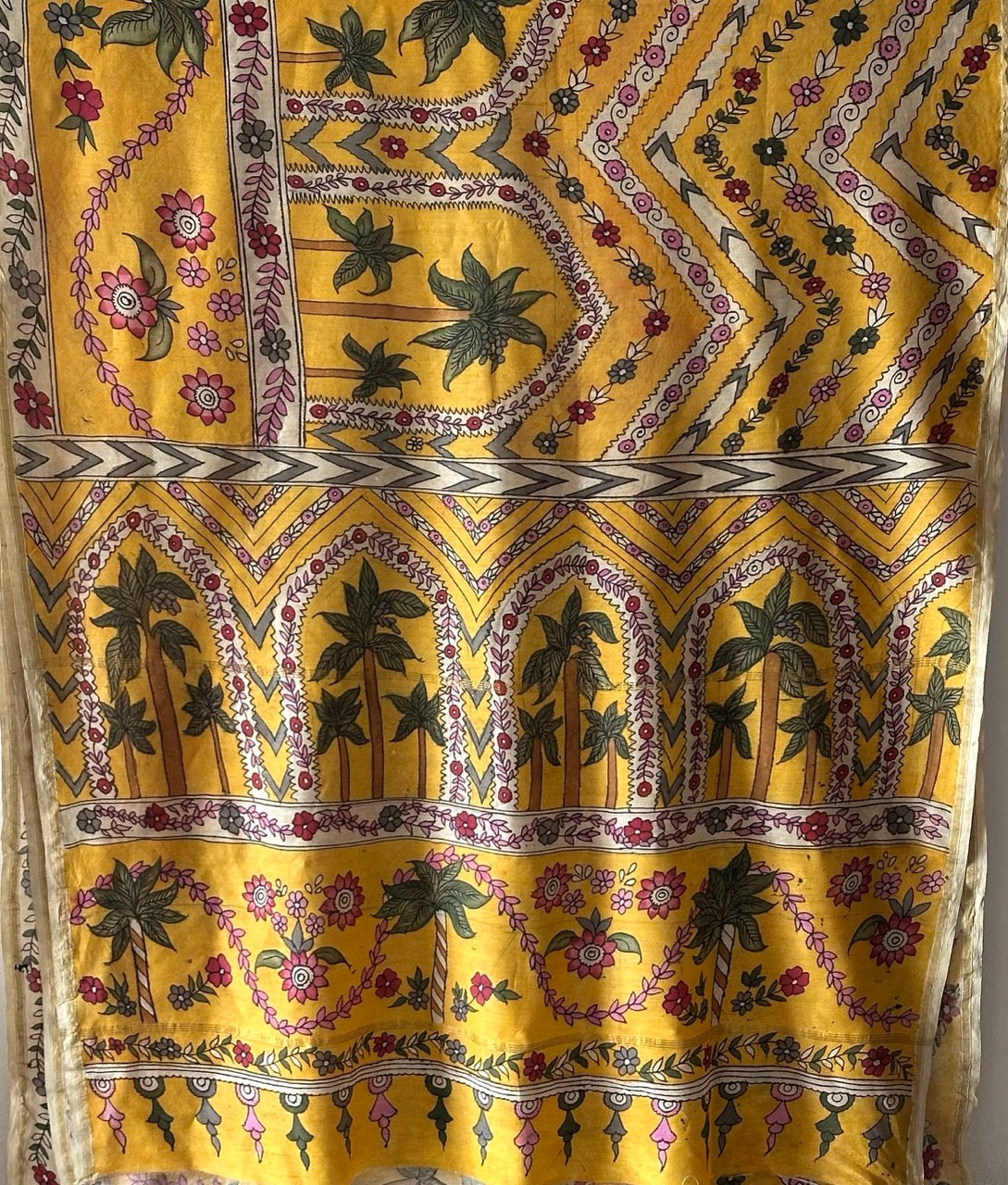 basanti-bageecha-chanderi-cotton-silk-kalamkari-saree