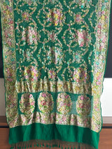 beautiful-green-banarasi-georgette-bandhani-saree