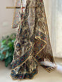 beige-peacock-floral-organza-kalamkari-saree-front-view
