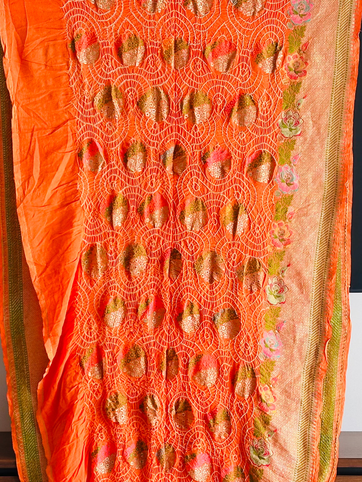 best-handloom-bandhani-georgette-saree